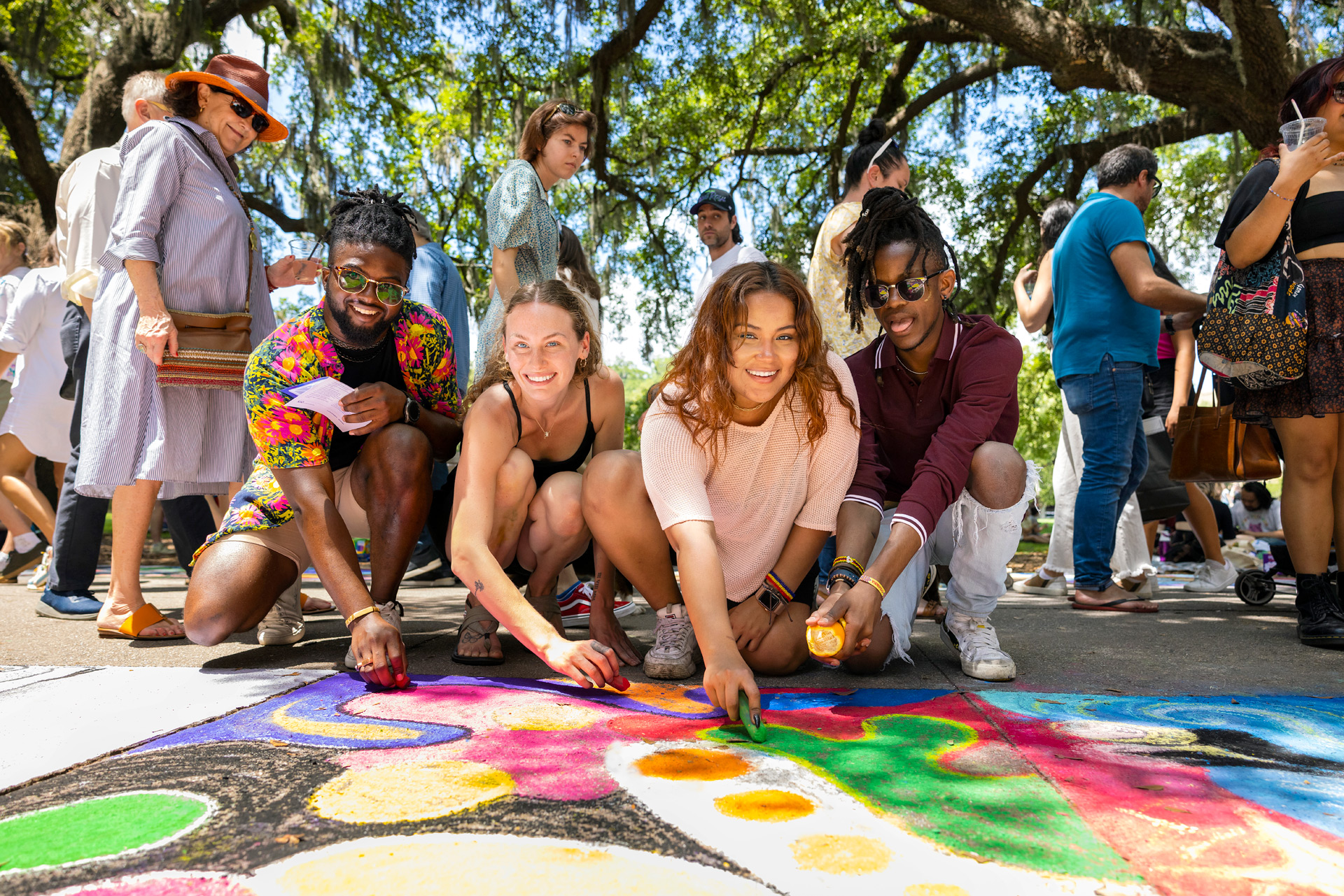 State of chalk Sidewalk Arts 2023 winners! SCAD.edu